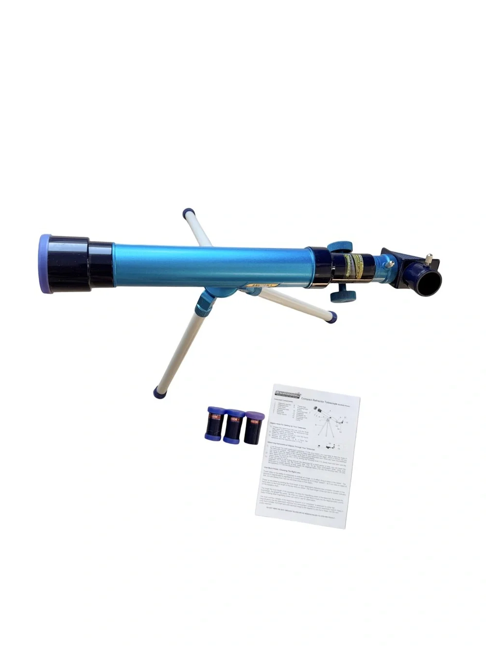 Jr. Science Explorer Telescope 20x 30x 40x Magnification Tripod Age 10 STEM Toys